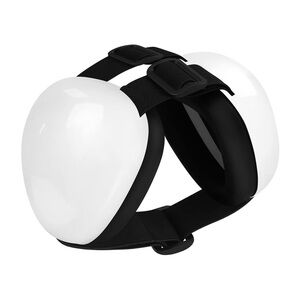 NEW Dog Earmuffs for Hearing & Wind Protection Size Small White